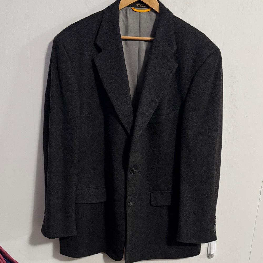 Bill Blass for Marshall Fields 100% Cashmere Blazer Size 46